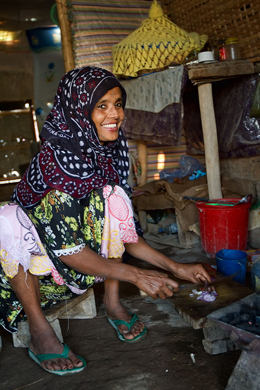  Preparing her breakfast   Ethiopia
